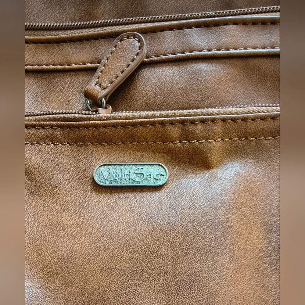 MultiSac Brown Crossbody Bag - Picture 2 of 4